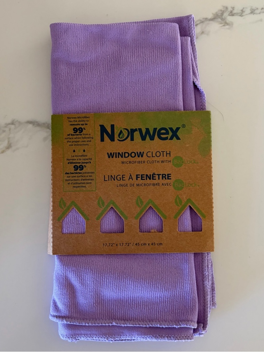 Norwex Purple Microfiber Cleaning Cloth NWT NEW OEKO-TEX® certified Home